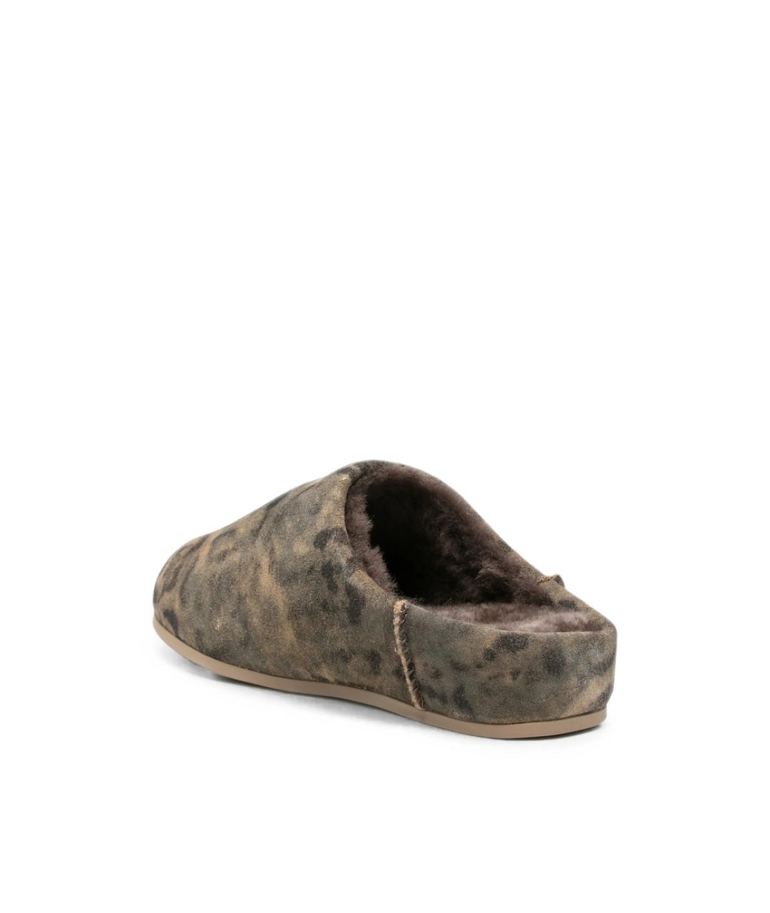 UGG Зеленые замшевые сабо, фото 3