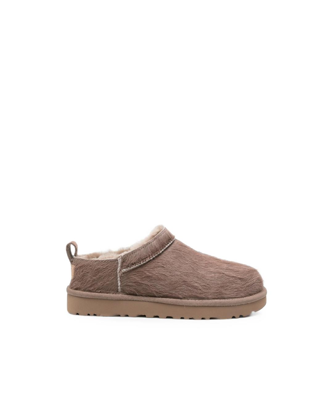 UGG Коричневые кожаные слипоны, фото 1