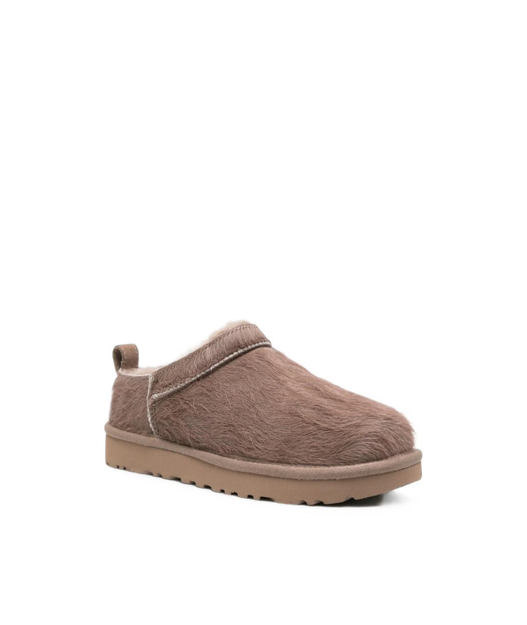 UGG Коричневые кожаные слипоны, фото 2