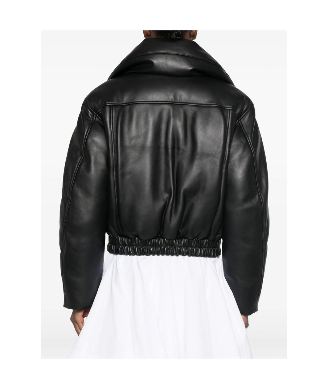 ALEXANDER WANG Черная кожаная куртка, фото 4