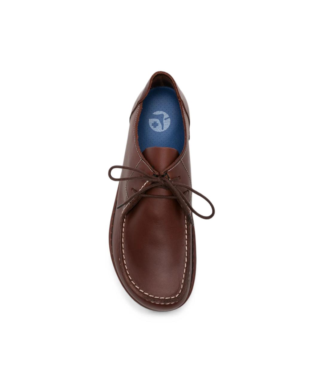 BIRKENSTOCK Коричневые кожаные мокасины, фото 3