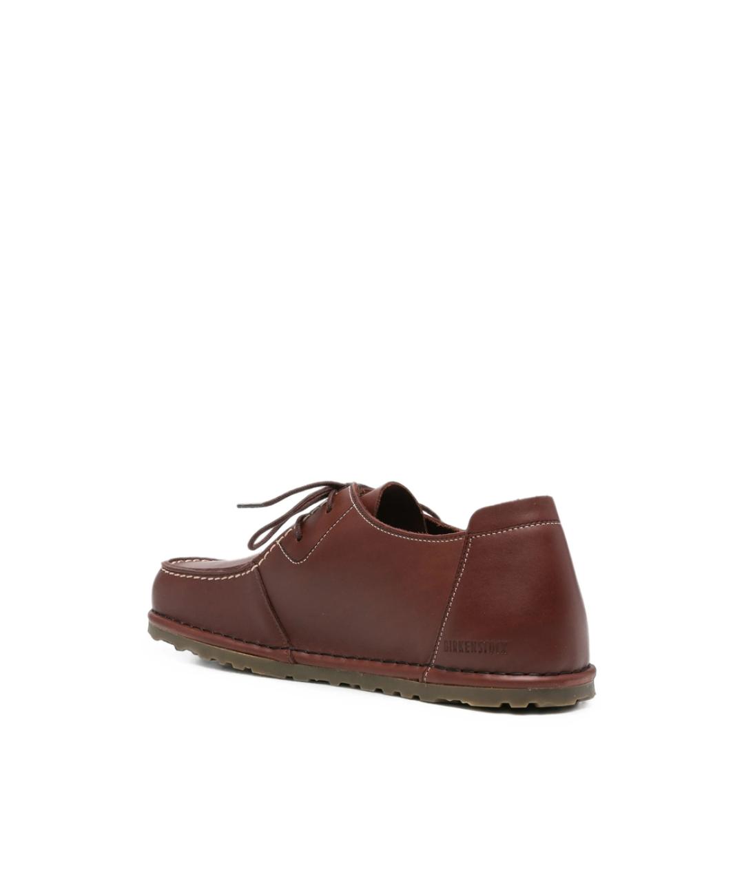 BIRKENSTOCK Коричневые кожаные мокасины, фото 4