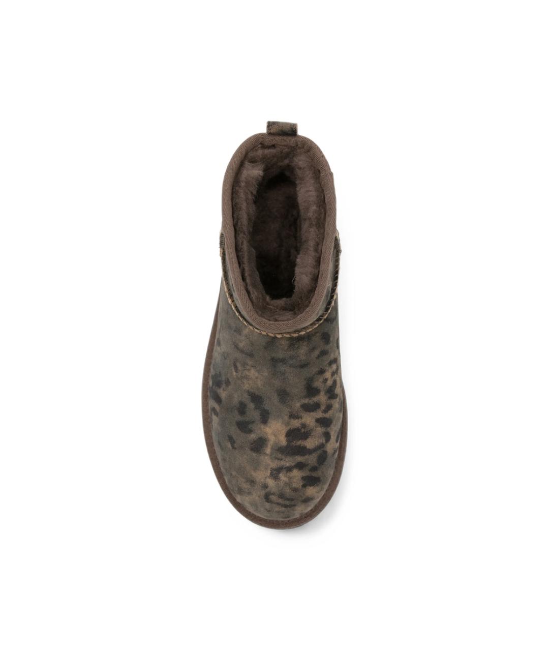 UGG Коричневые замшевые слипоны, фото 4