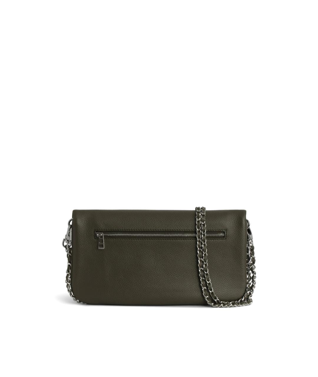 ZADIG & VOLTAIRE Зеленая кожаная сумка через плечо, фото 2