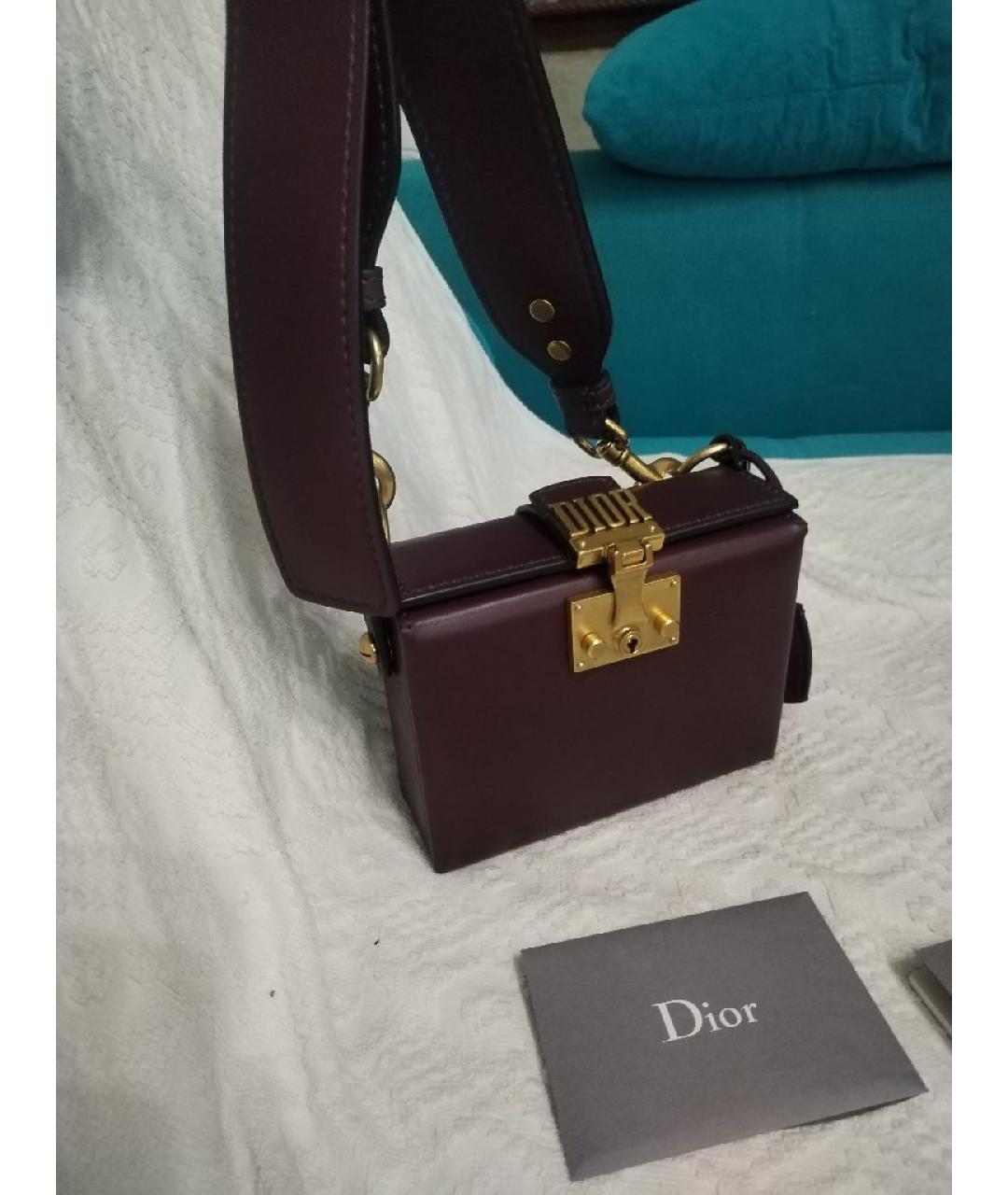 CHRISTIAN DIOR Кожаная сумка через плечо, фото 4