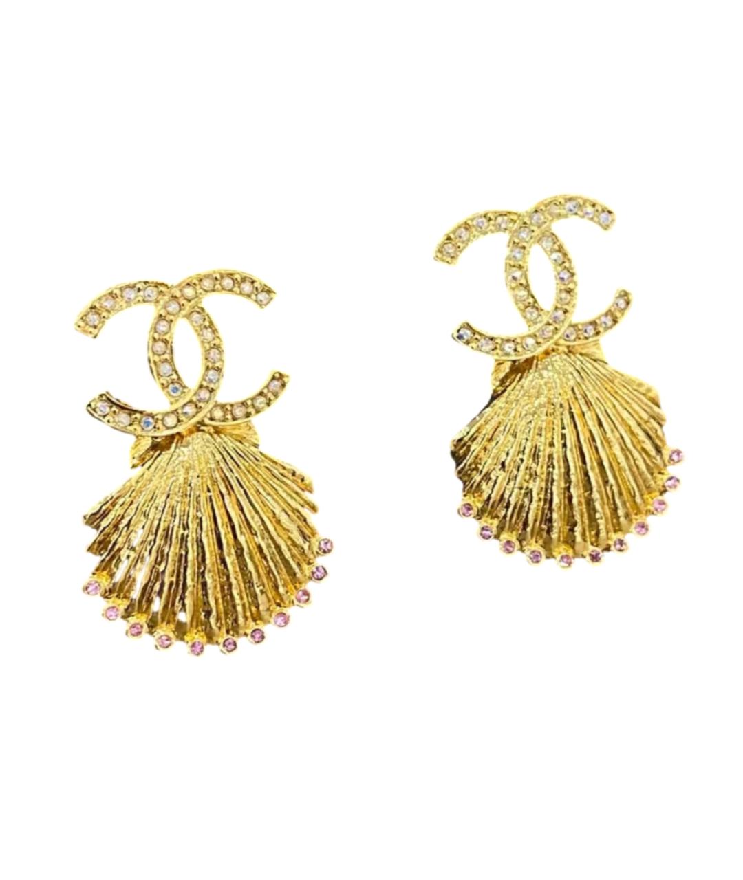 CHANEL Золотые серьги, фото 5