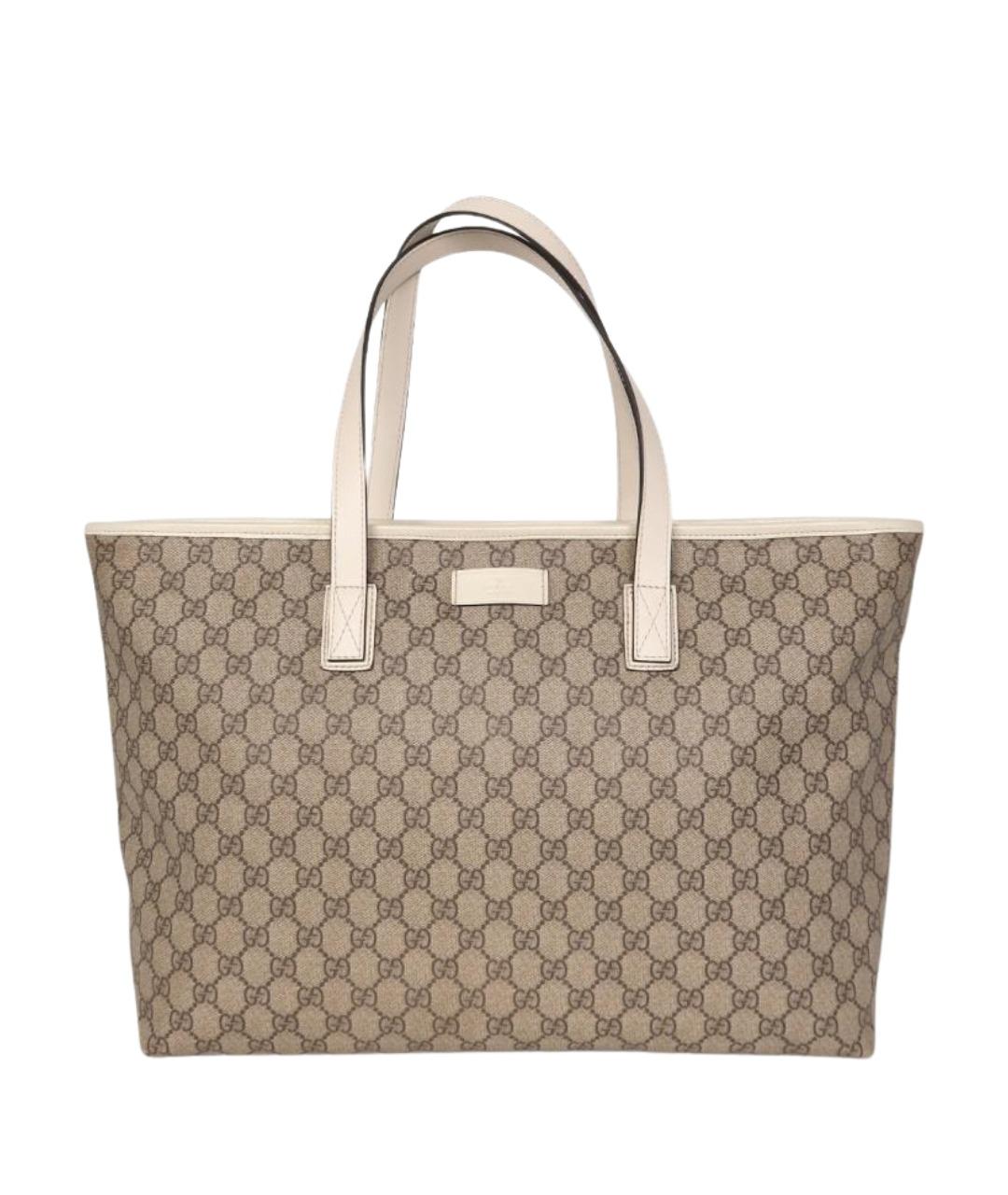 GUCCI Бежевая сумка тоут, фото 1