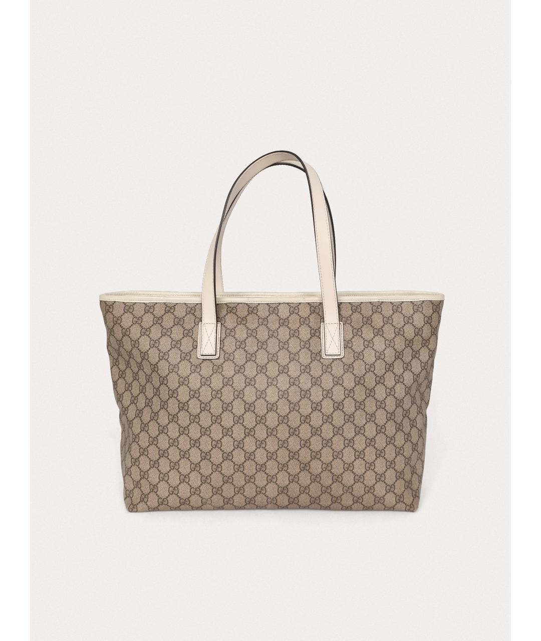 GUCCI Бежевая сумка тоут, фото 3
