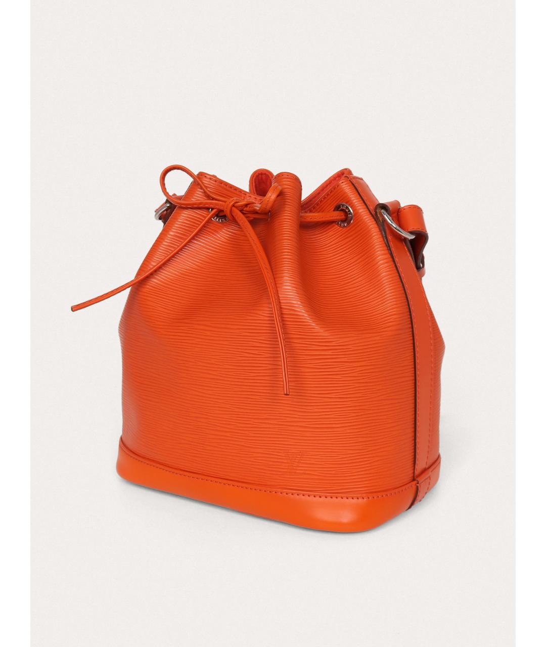 LOUIS VUITTON Оранжевая кожаная сумка через плечо, фото 2