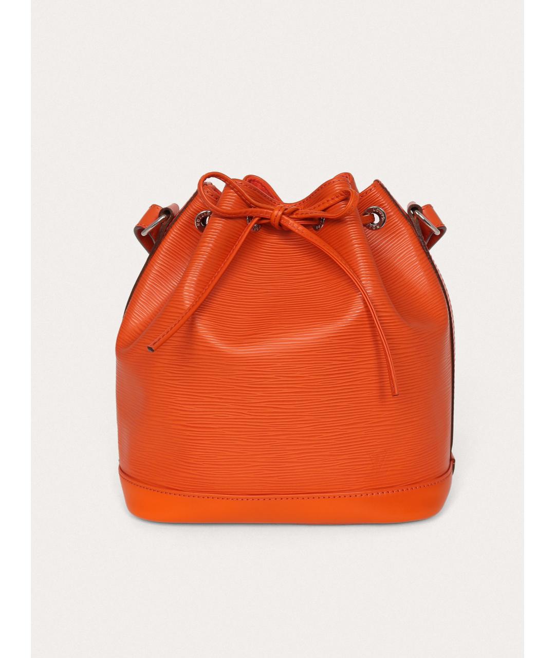 LOUIS VUITTON Оранжевая кожаная сумка через плечо, фото 9