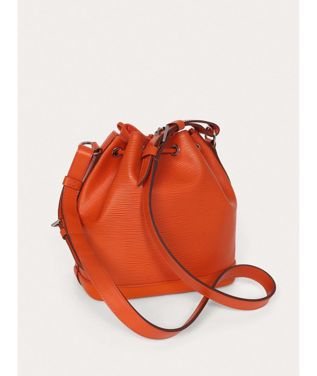 LOUIS VUITTON Оранжевая кожаная сумка через плечо, фото 3
