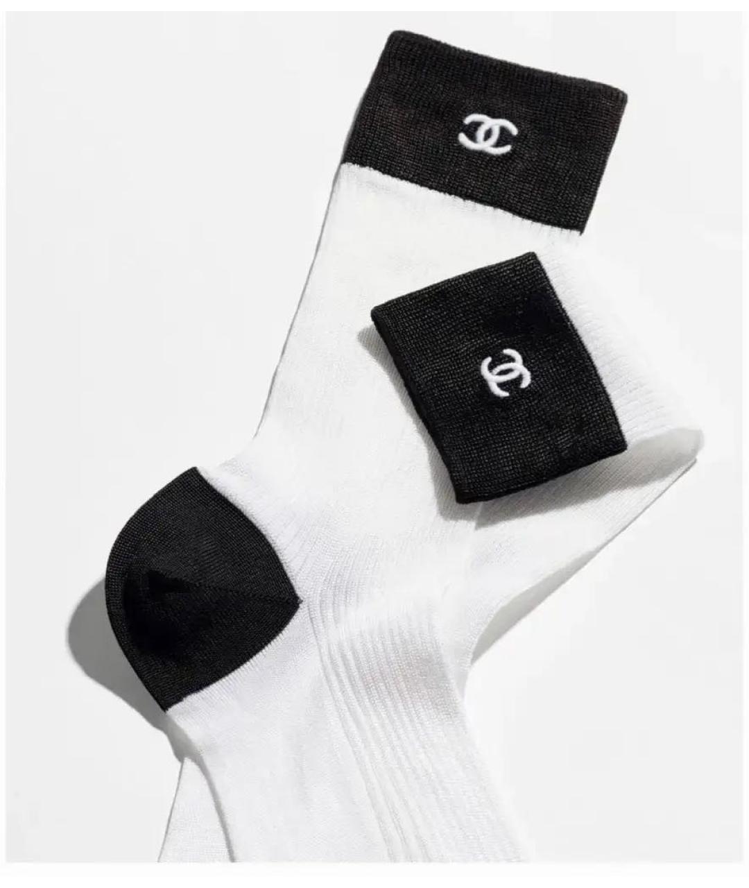 CHANEL Белые носки, чулки и колготы, фото 2