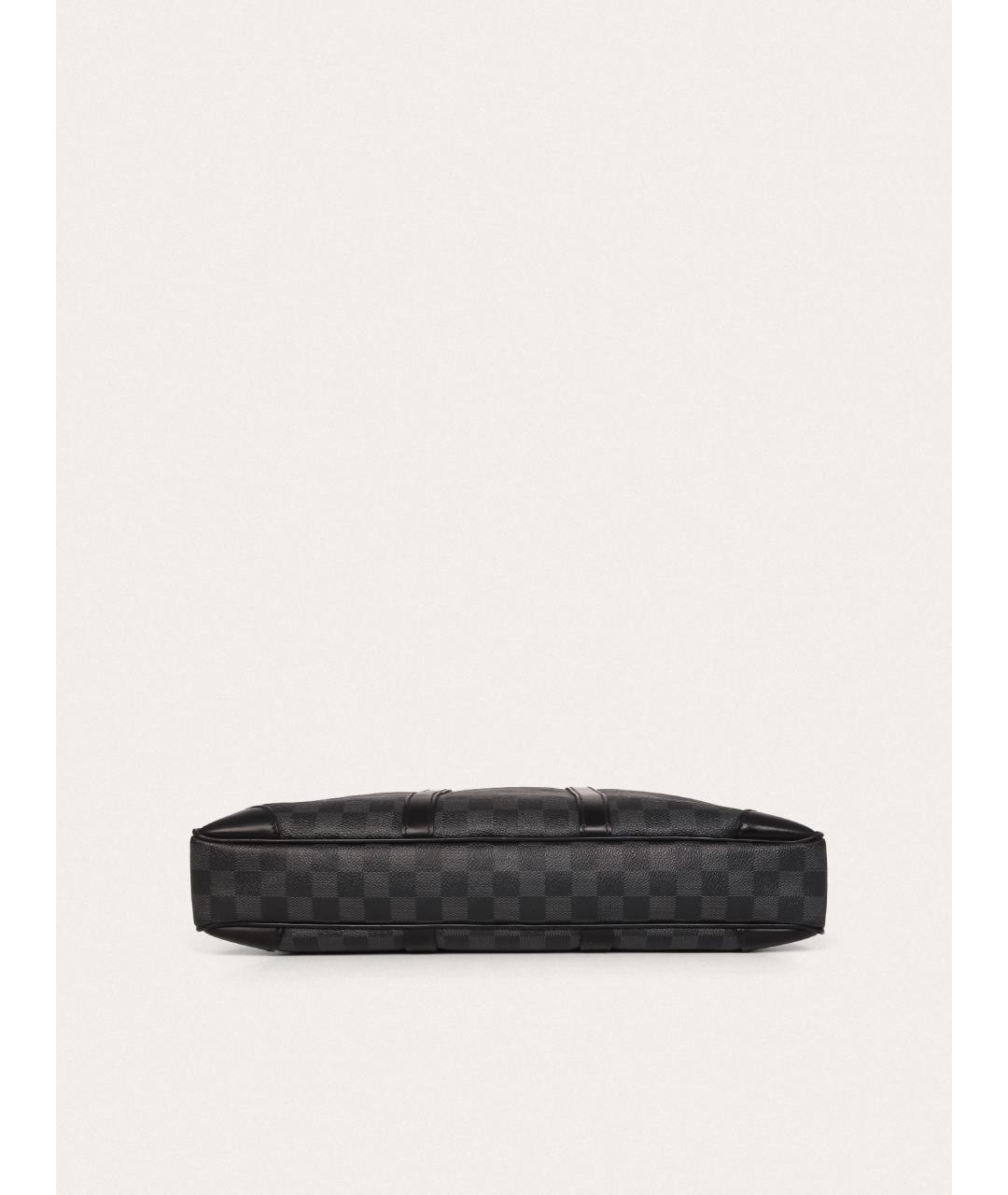 LOUIS VUITTON Черный портфель, фото 4