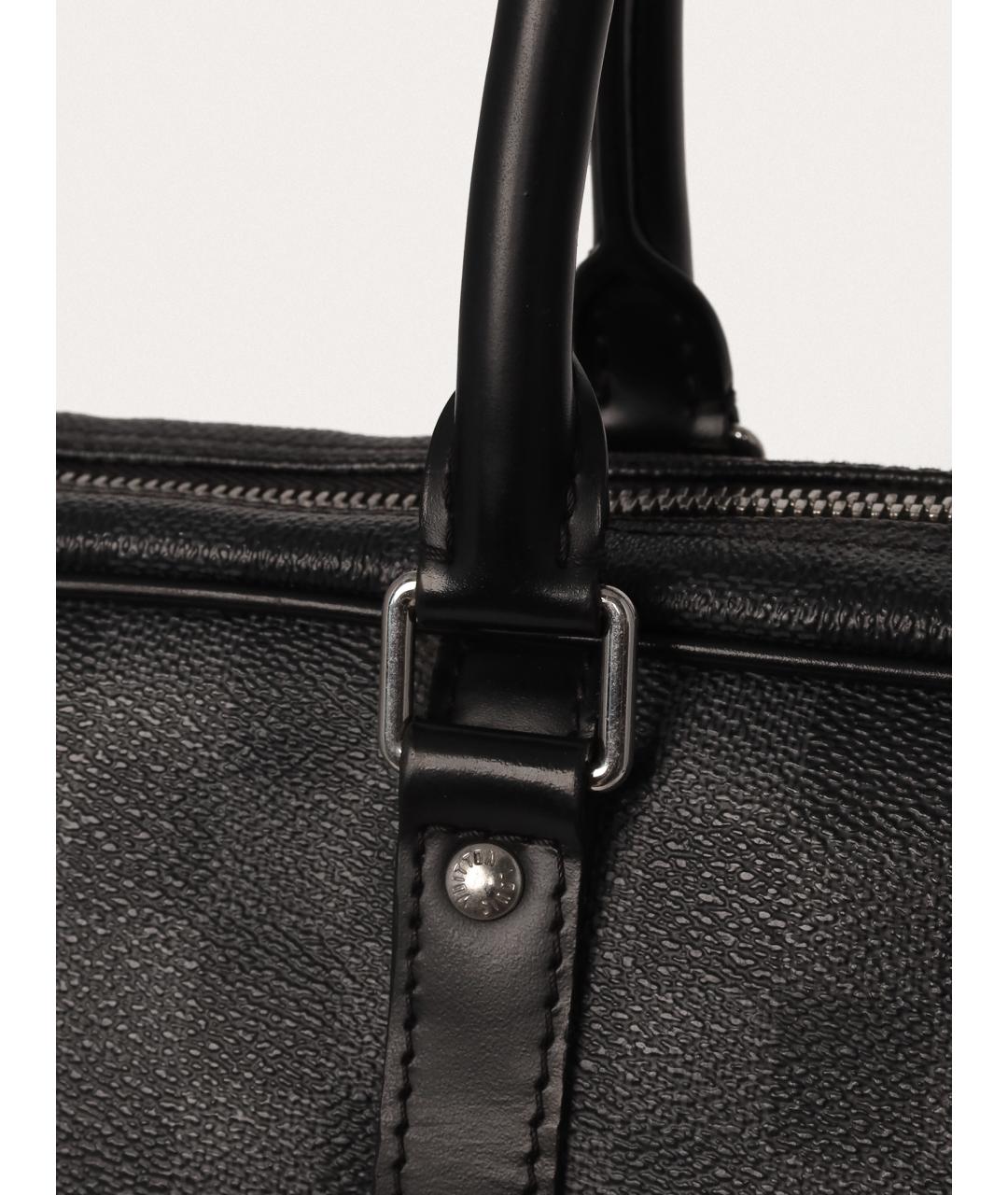 LOUIS VUITTON Черный портфель, фото 5