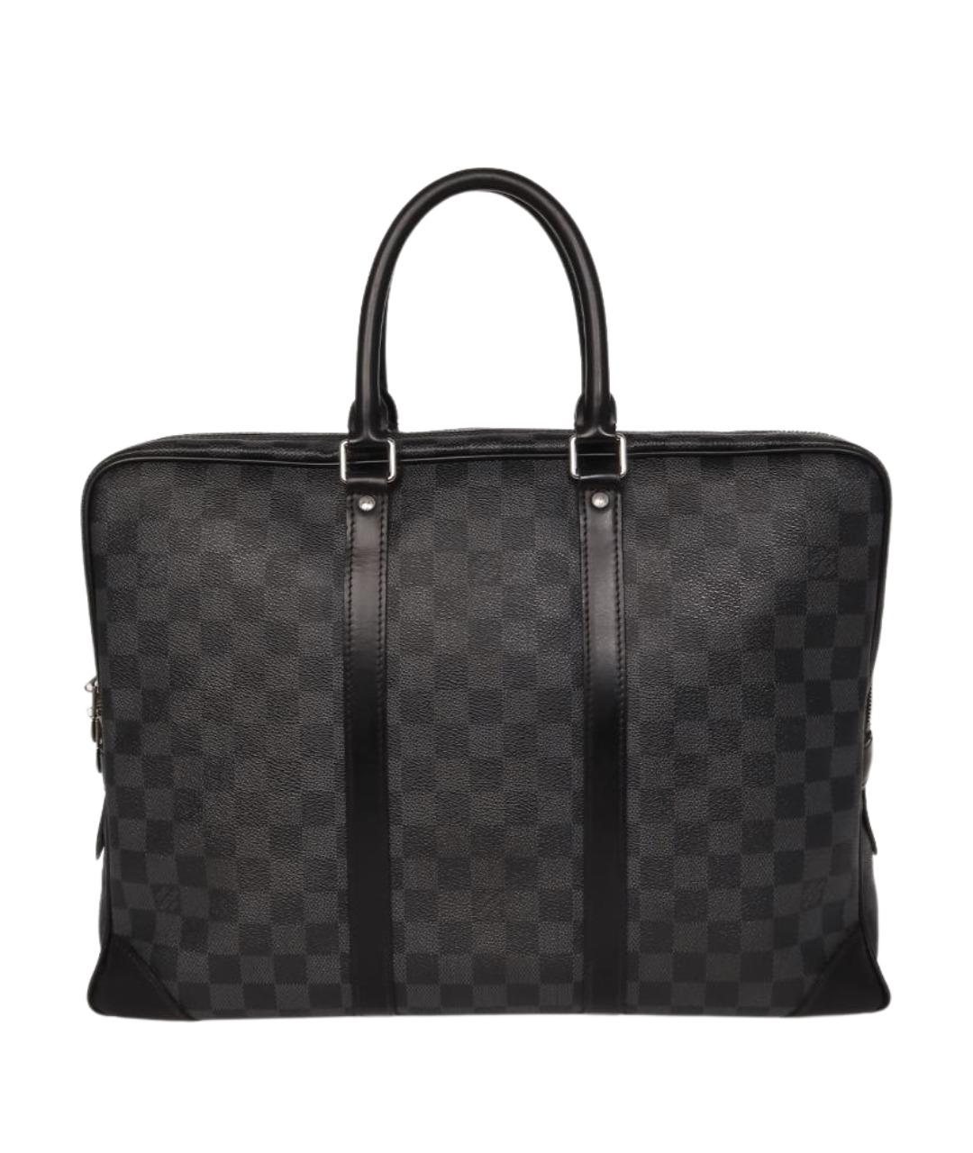 LOUIS VUITTON Черный портфель, фото 1