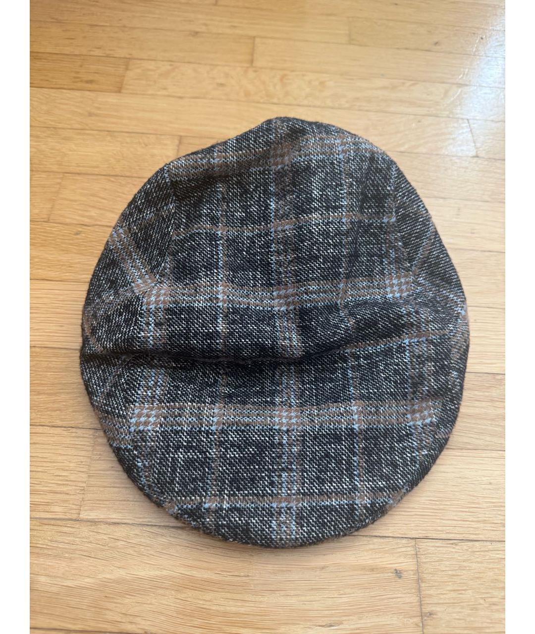BORSALINO Серая шерстяная кепка/бейсболка, фото 7