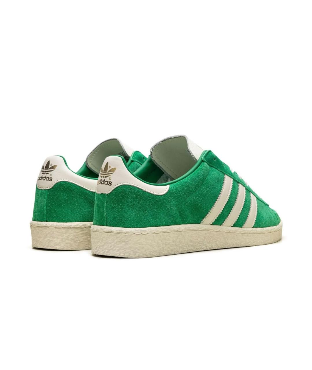 ADIDAS Зеленые замшевые кроссовки, фото 3