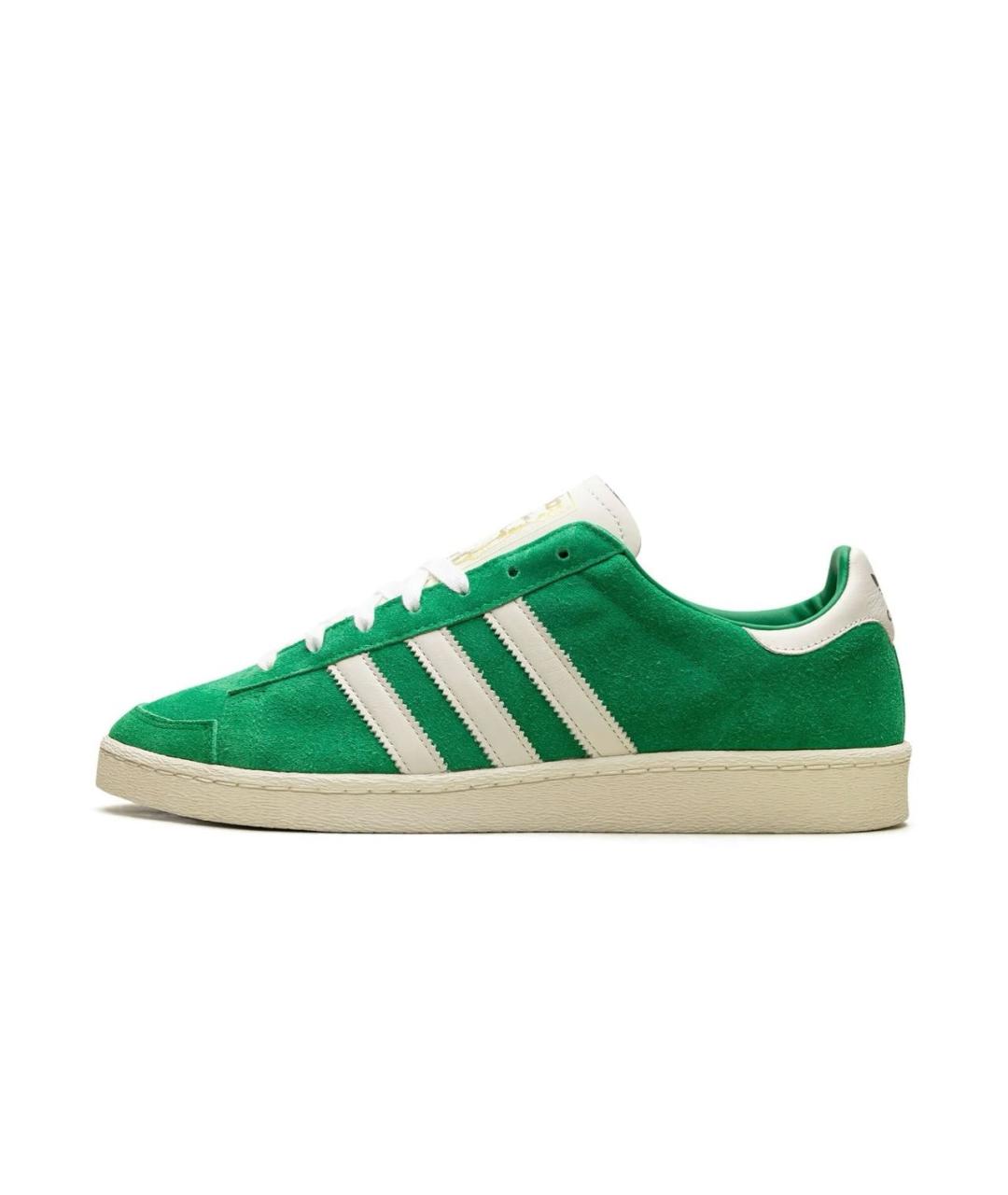 ADIDAS Зеленые замшевые кроссовки, фото 4