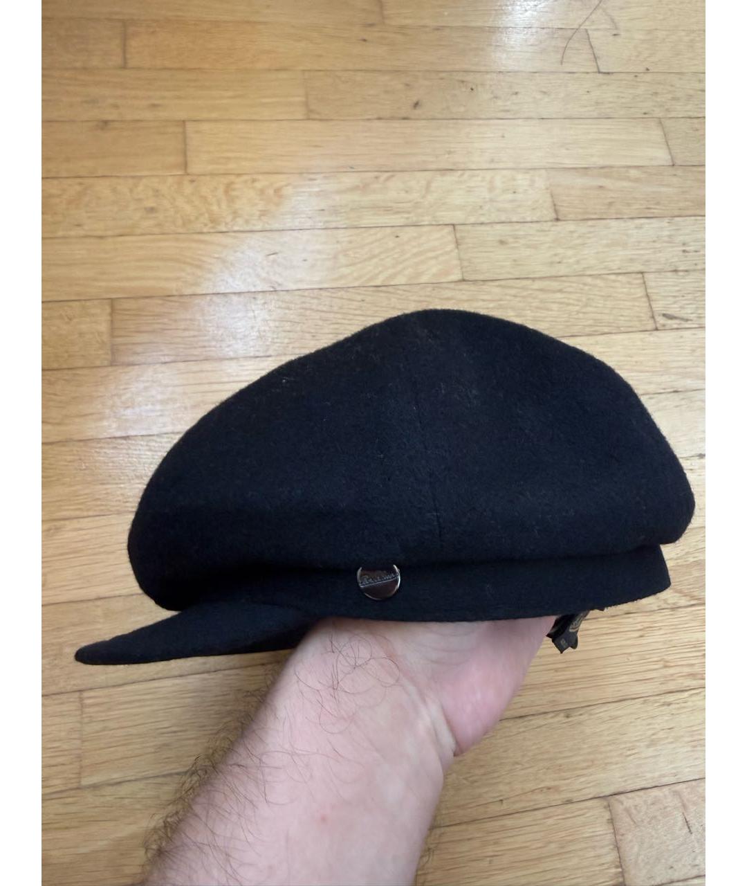 BORSALINO Черная кашемировая кепка/бейсболка, фото 4