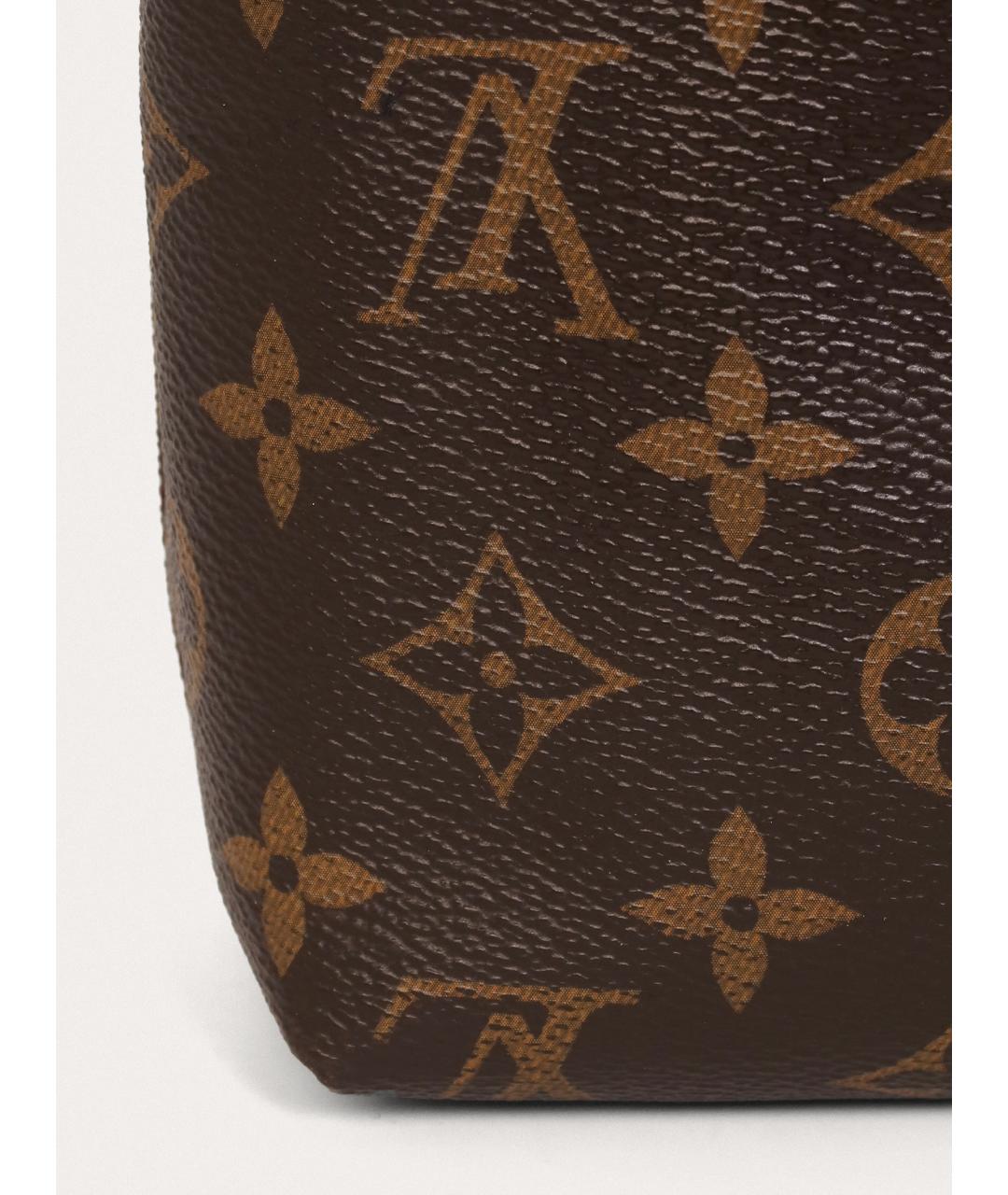 LOUIS VUITTON Коричневый кожаный портфель, фото 6