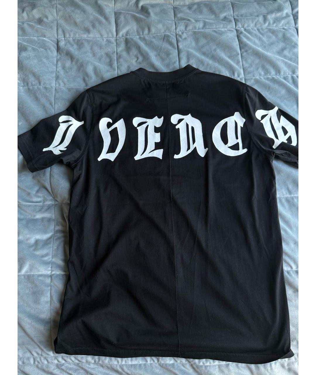 GIVENCHY Черная хлопковая футболка, фото 3
