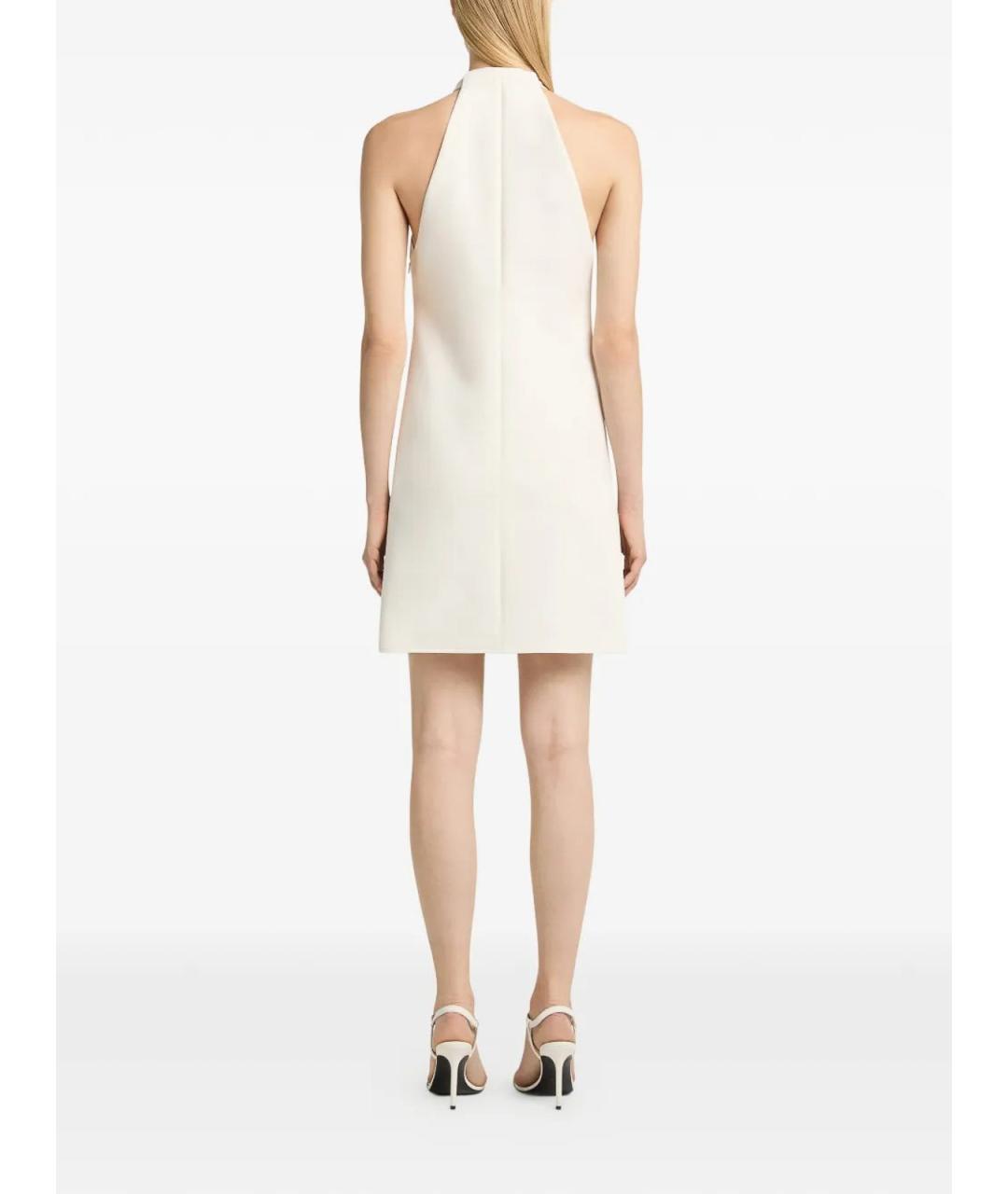 COURREGES Белое полиэстеровое повседневное платье, фото 4