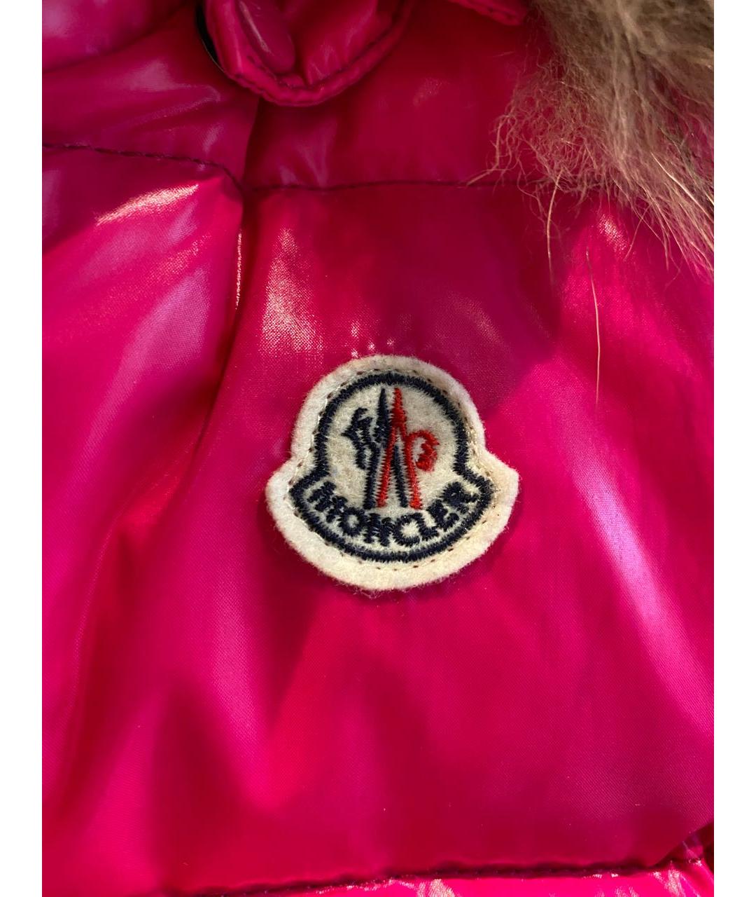 MONCLER KIDS Фуксия комбинезон, фото 5