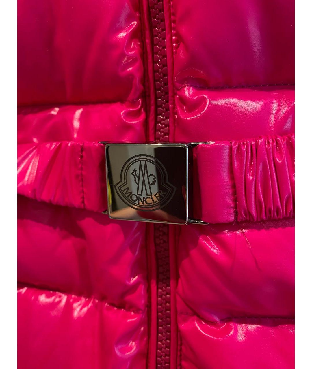 MONCLER KIDS Фуксия комбинезон, фото 8