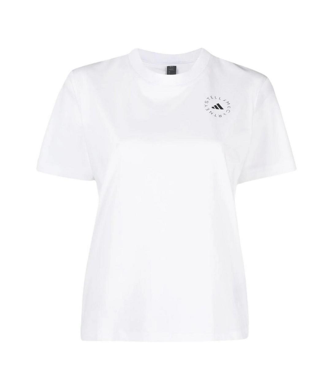 ADIDAS BY STELLA MCCARTNEY Белая хлопковая футболка, фото 1