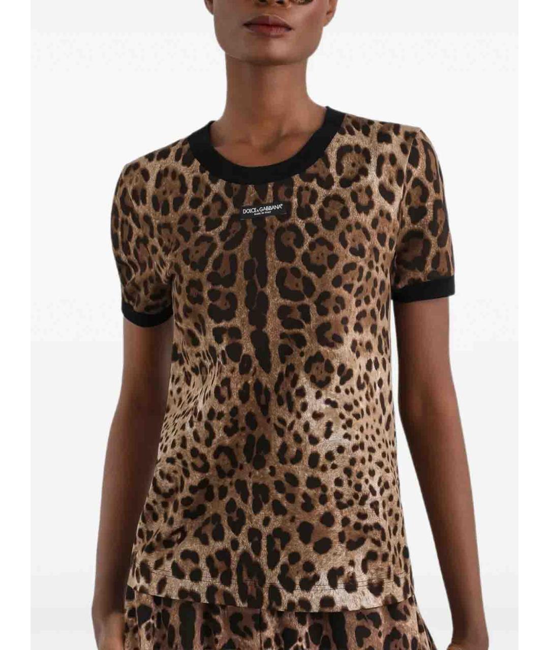 DOLCE&GABBANA Мульти хлопковая футболка, фото 2