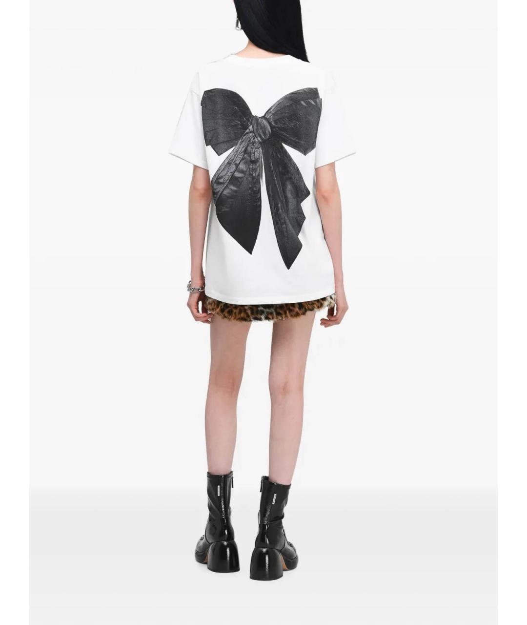 MARC JACOBS Белая хлопковая футболка, фото 2