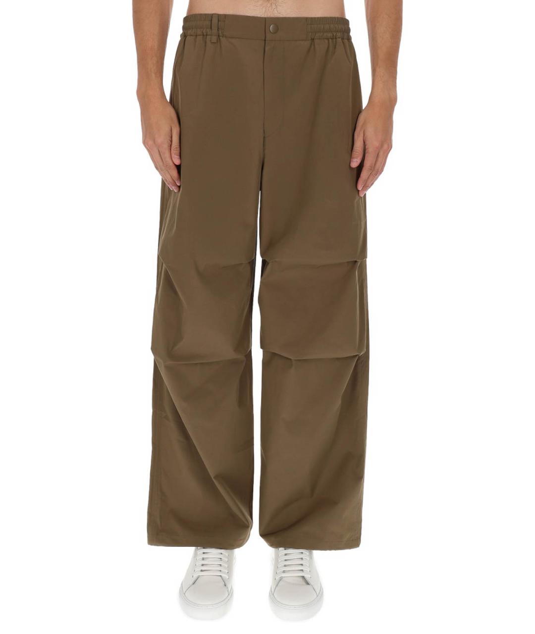 A.P.C. Коричневые полиэстеровые повседневные брюки, фото 5
