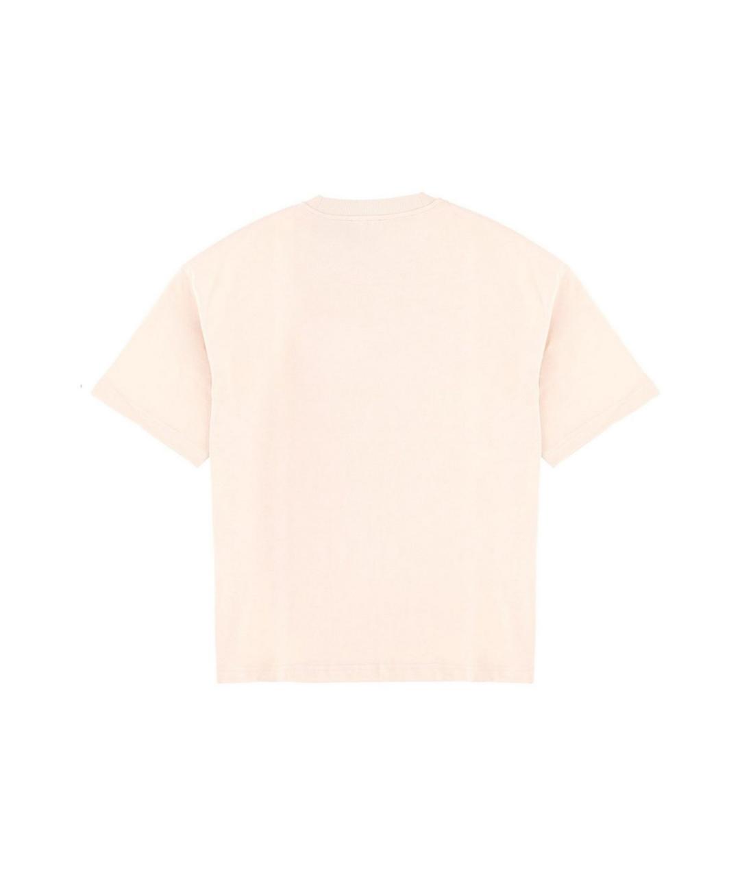 A.P.C. Розовая хлопковая футболка, фото 2
