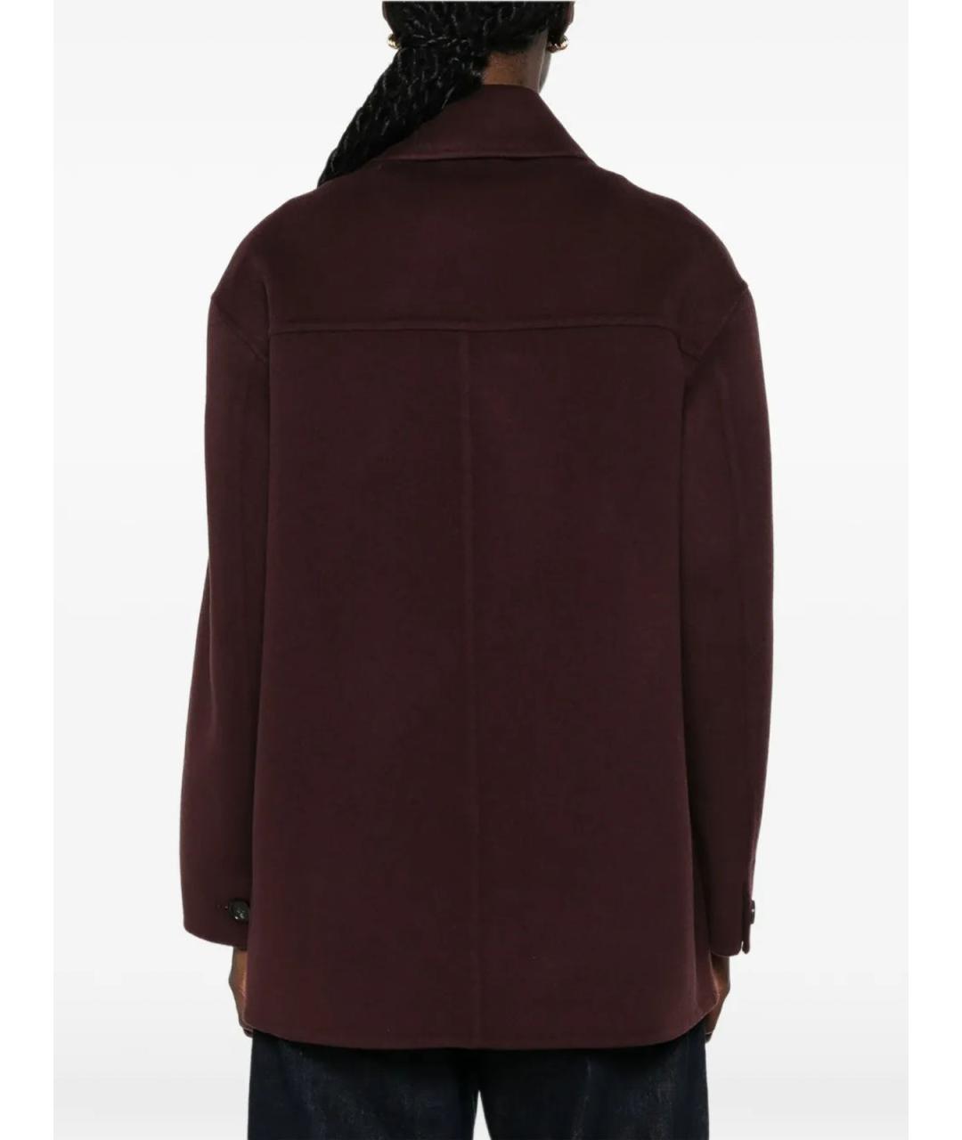 MAX MARA Розовое шерстяное пальто, фото 4