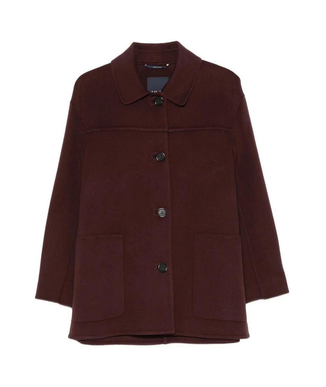 MAX MARA Розовое шерстяное пальто, фото 1