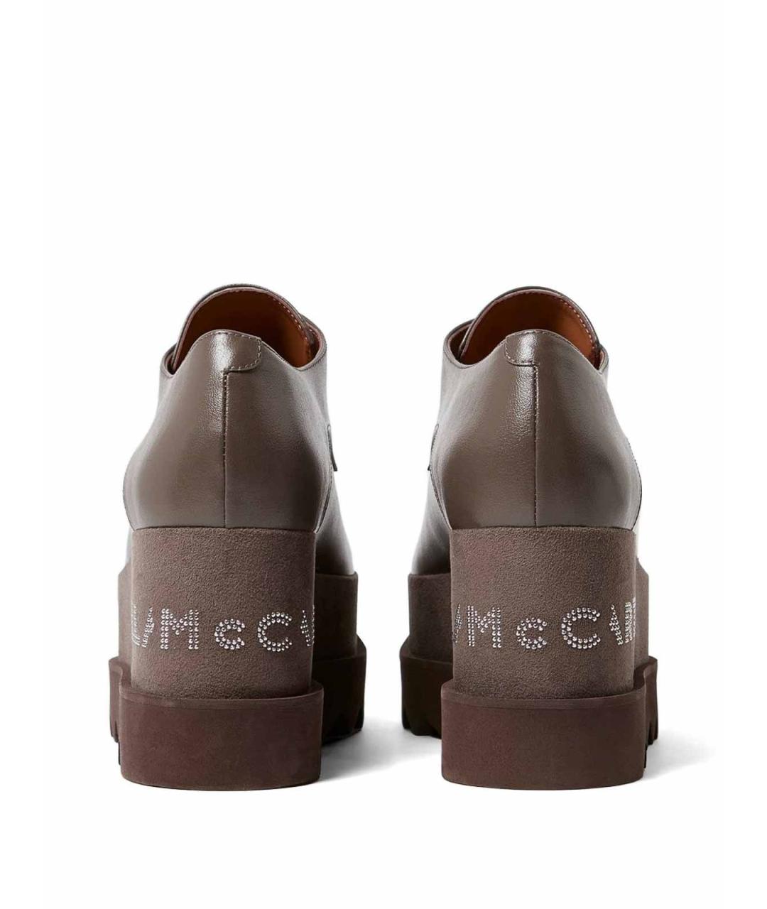 STELLA MCCARTNEY Коричневые ботинки из искусственной кожи, фото 2
