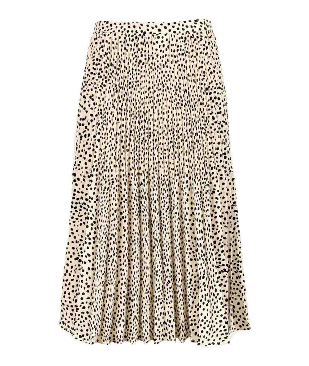 MAX MARA STUDIO Мульти полиэстеровая юбка миди, фото 1