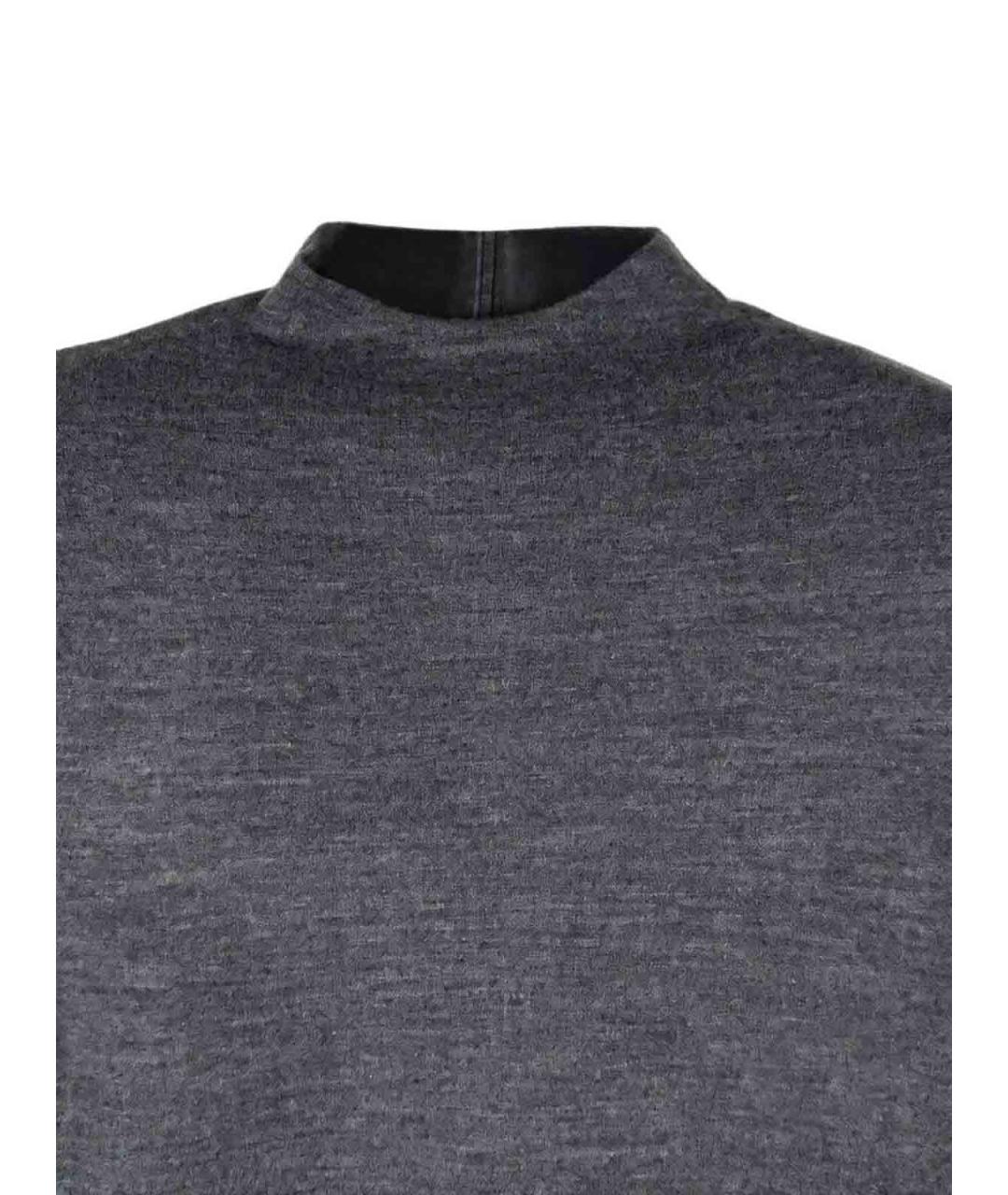 JIL SANDER Серое шерстяное боди, фото 3
