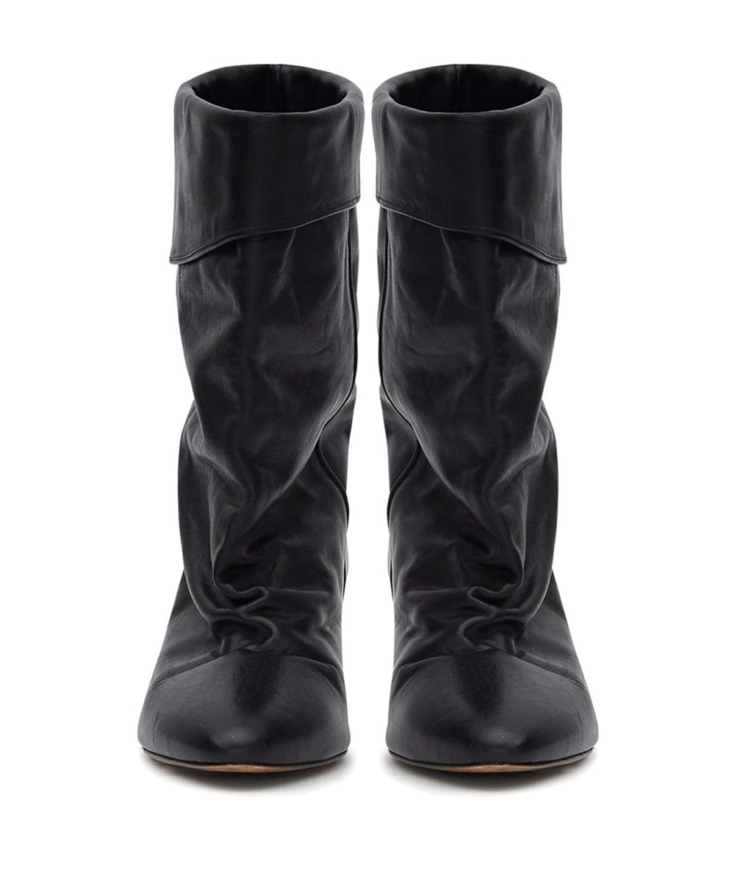 ISABEL MARANT Черные кожаные ботильоны, фото 4