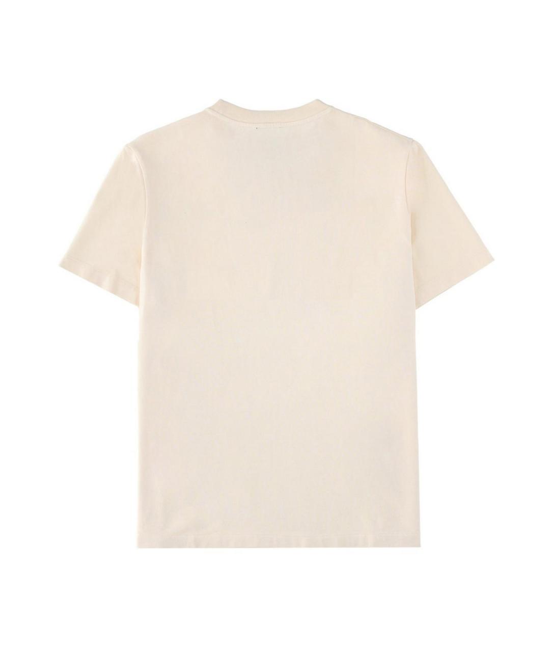 A.P.C. Белая хлопковая футболка, фото 2