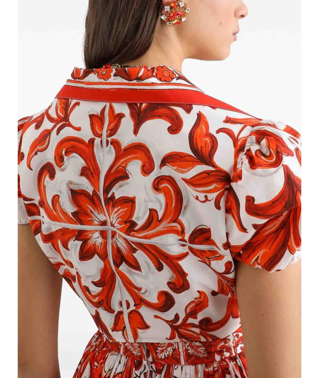 DOLCE&GABBANA Мульти хлопковая рубашка, фото 3
