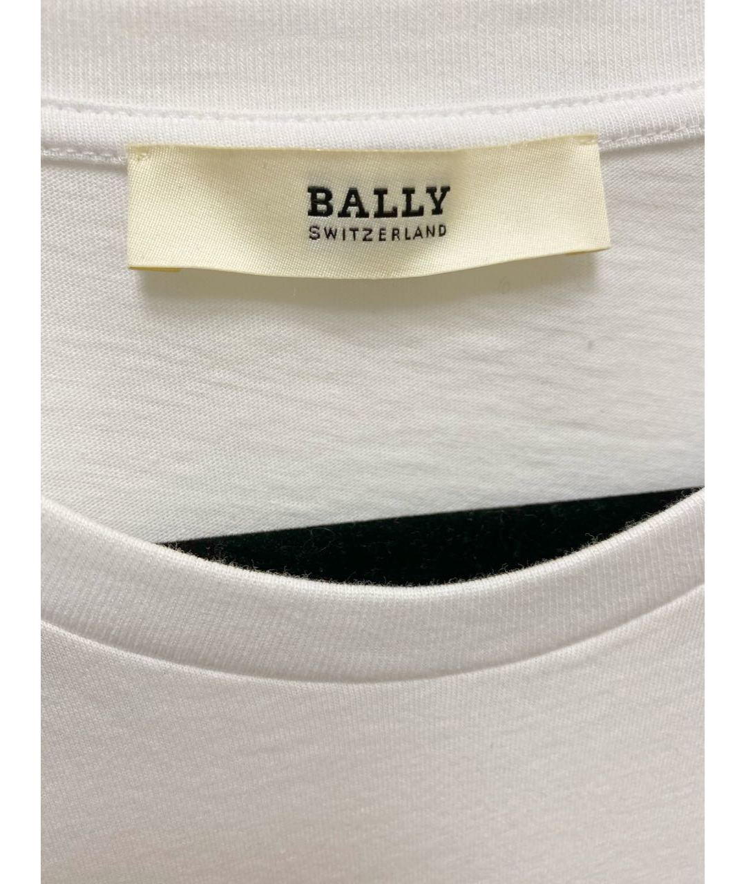 BALLY Белая хлопковая футболка, фото 4