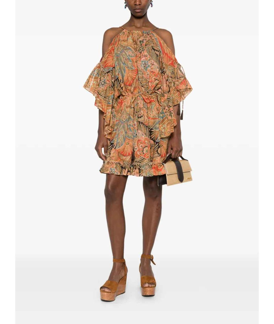 ETRO Мульти хлопковое повседневное платье, фото 2