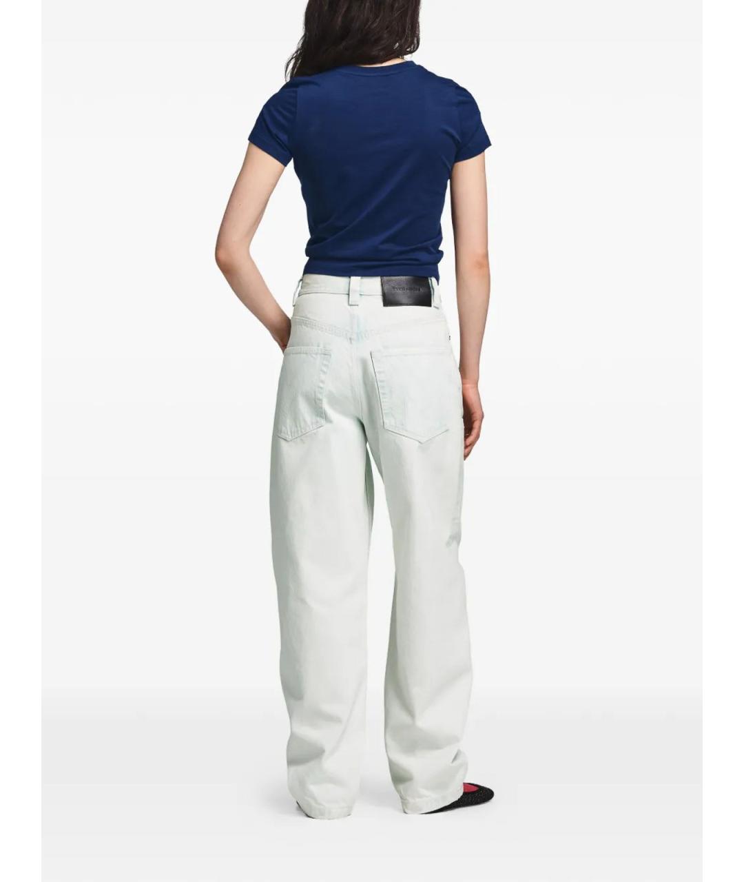 MARC JACOBS Синяя хлопковая футболка, фото 4
