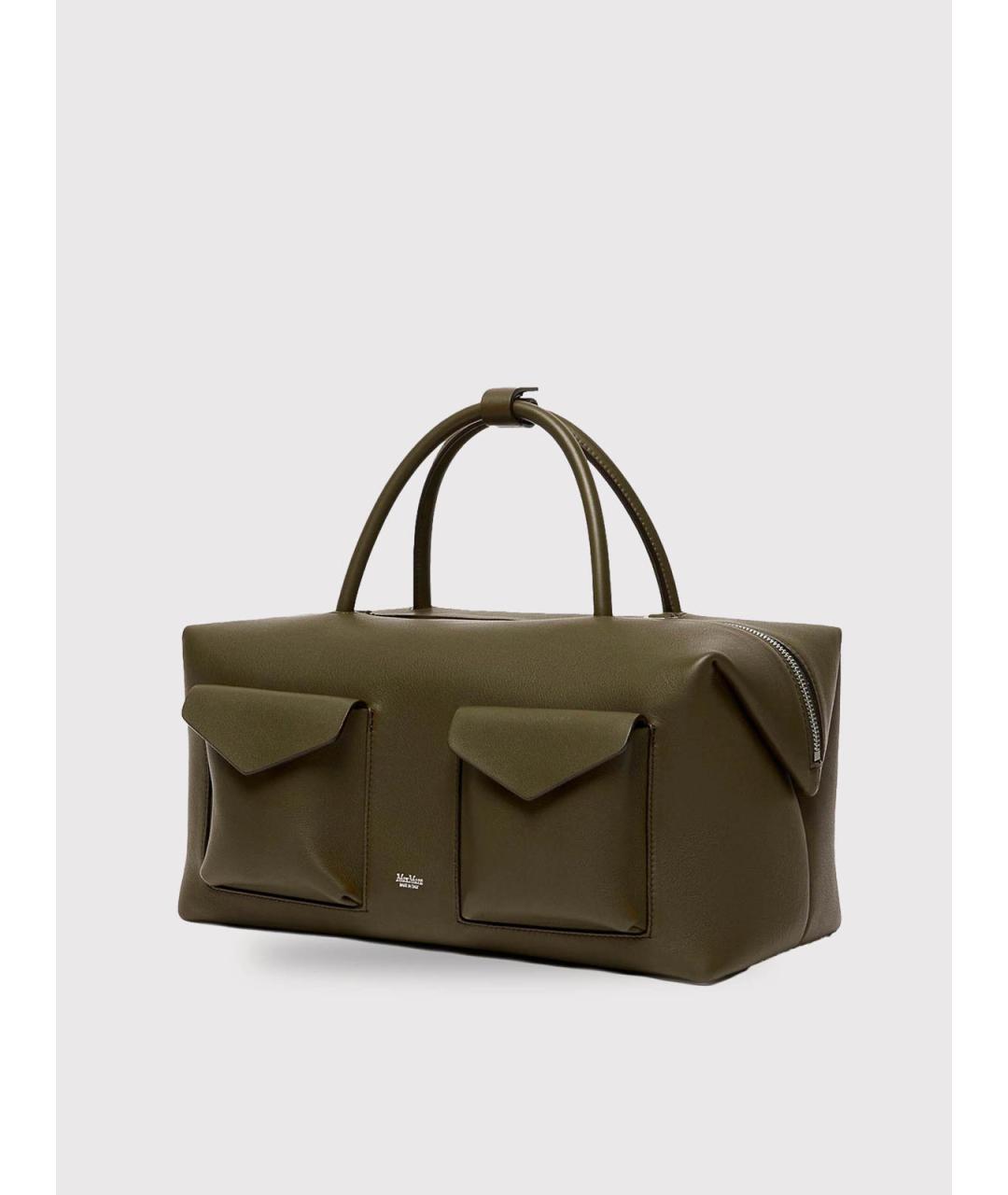MAX MARA Зеленая сумка тоут, фото 2