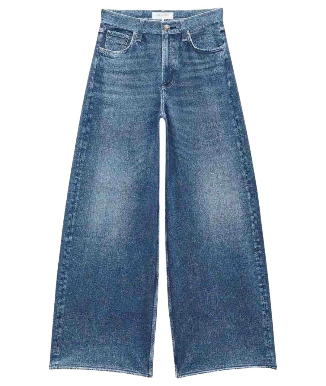 RAG & BONE Голубые прямые джинсы, фото 1