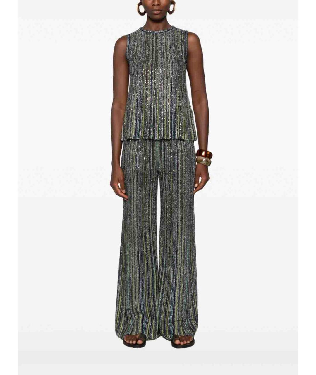 MISSONI Синие брюки широкие, фото 2