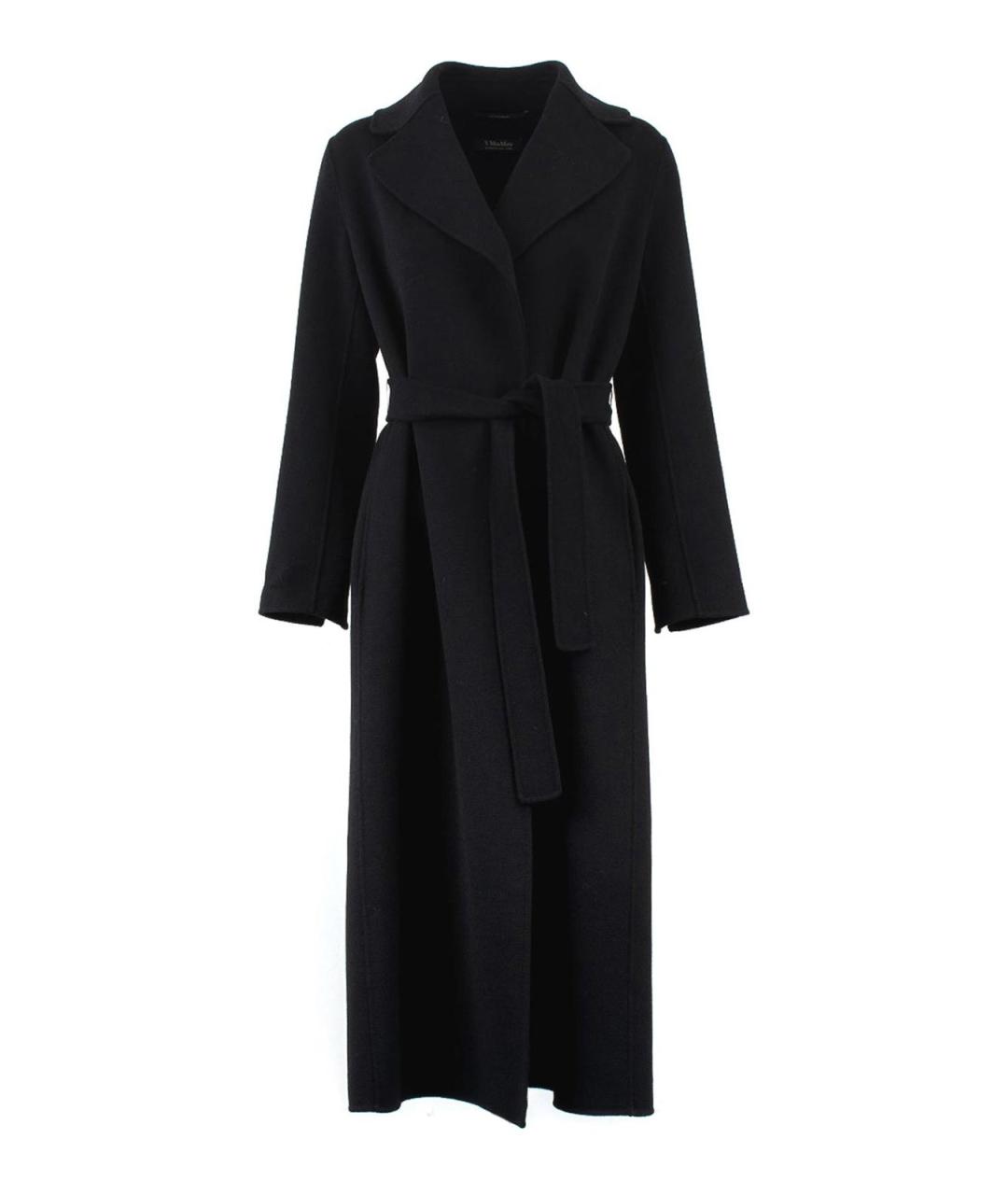 MAX MARA Черное шерстяное пальто, фото 1