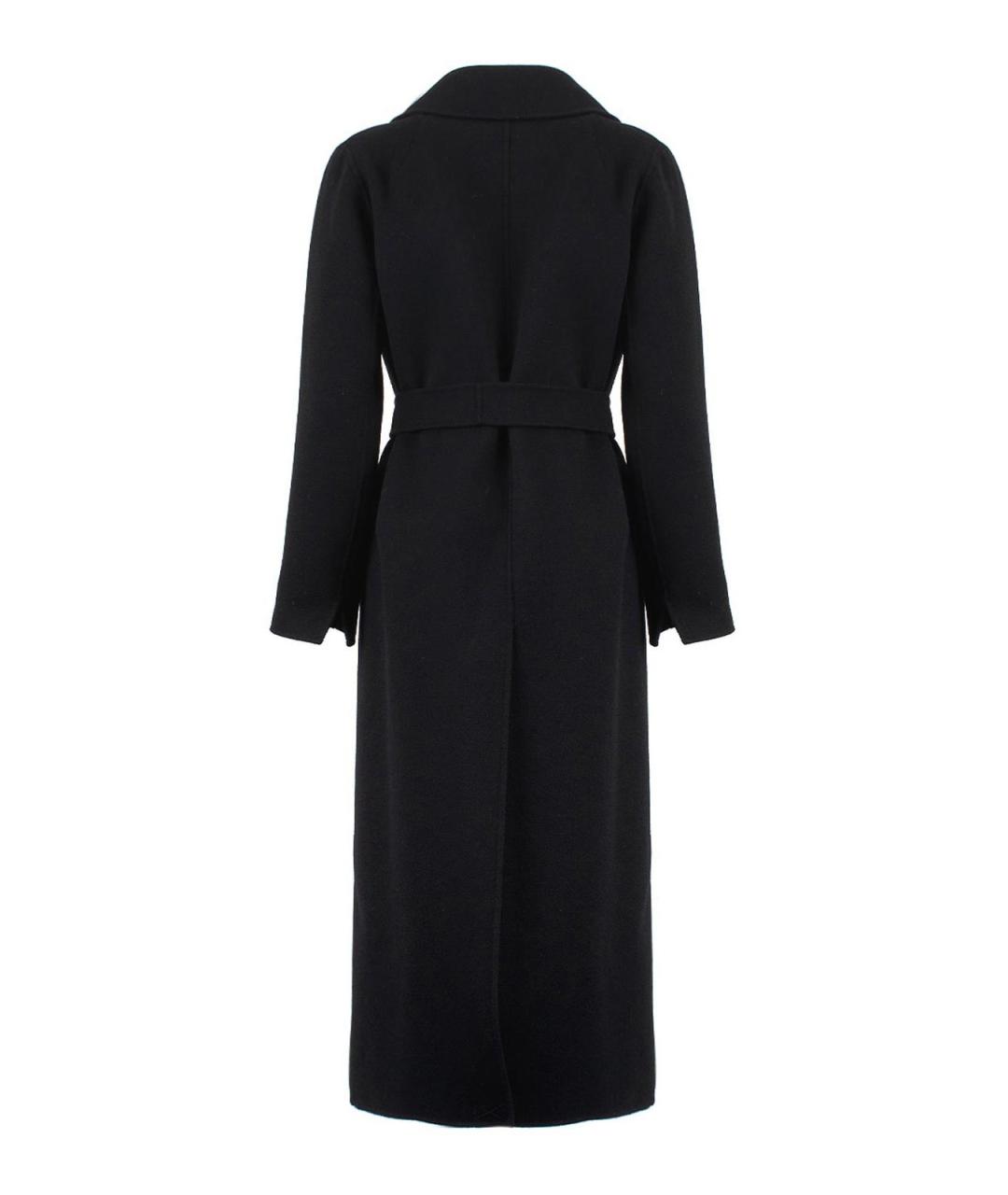 MAX MARA Черное шерстяное пальто, фото 2