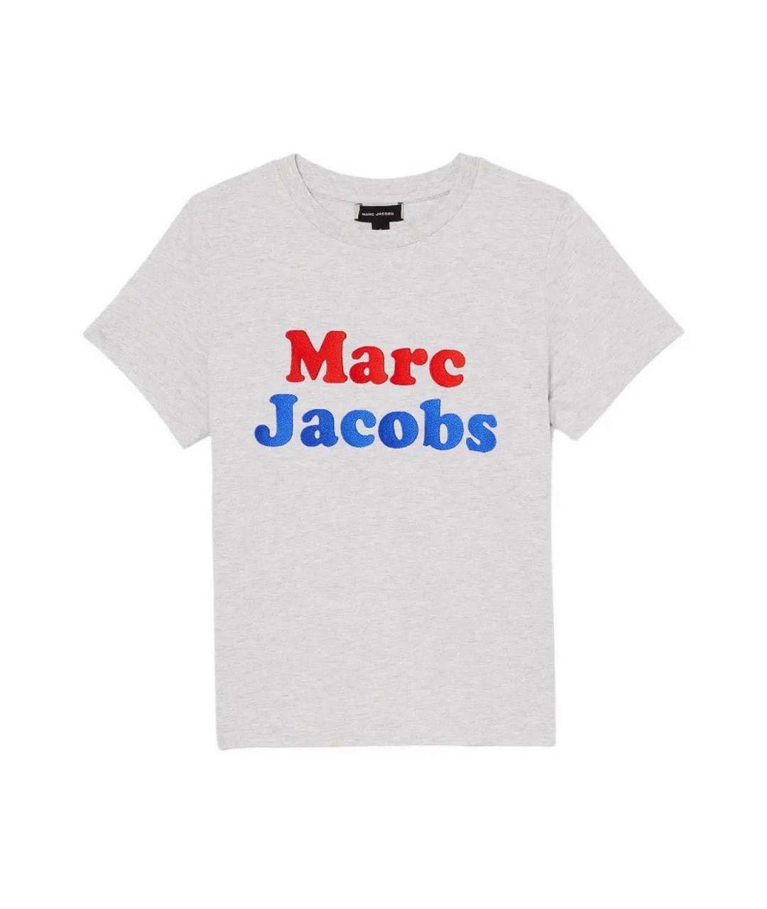MARC JACOBS Серая хлопковая футболка, фото 1